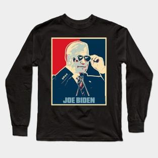 Joe Biden Hope Poster Art Long Sleeve T-Shirt